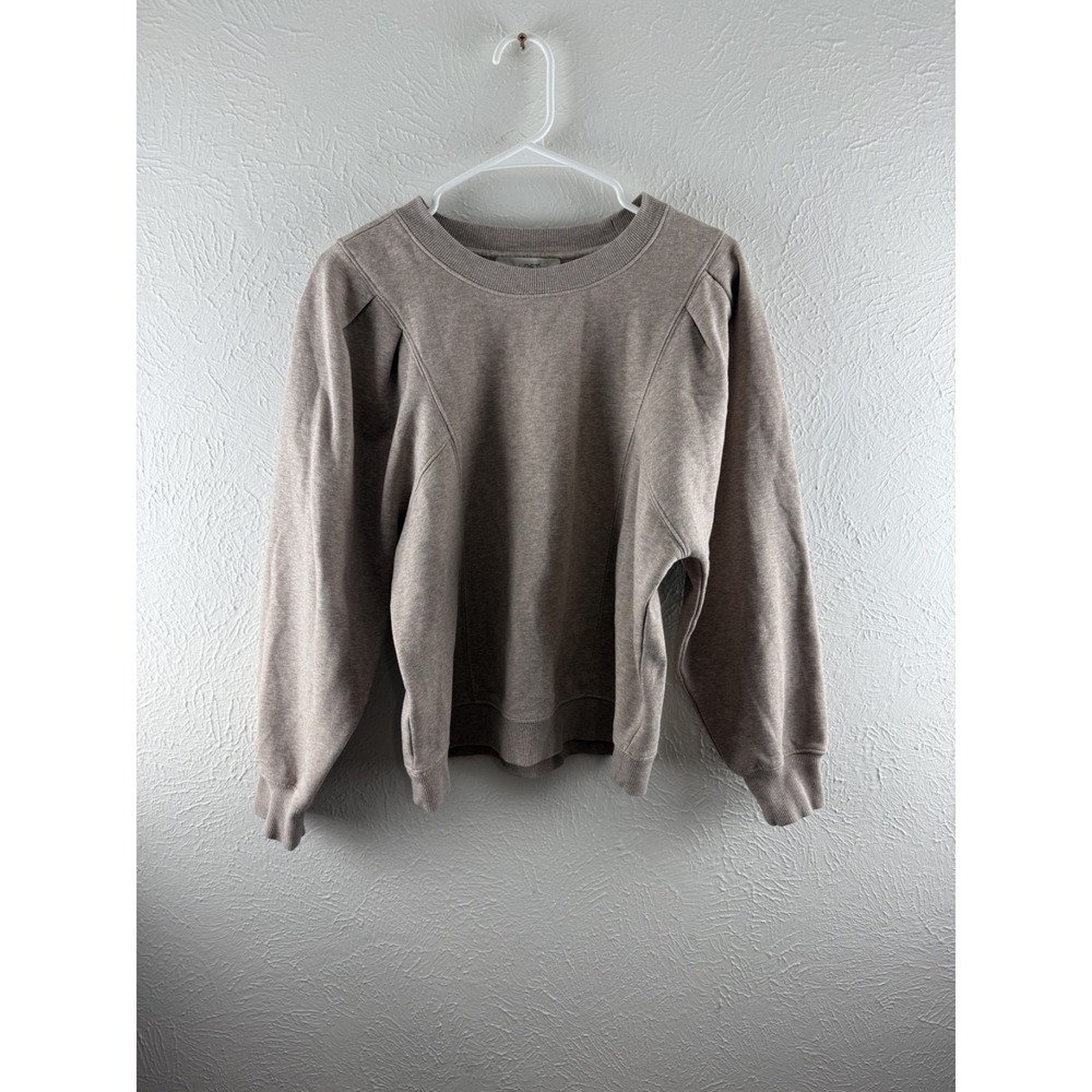 Loft Sweater Womens Small Brown Long Sleeve Stretch Pullover